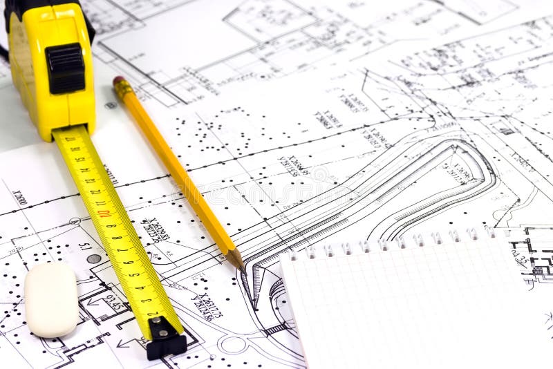 Building a new home royalty free stock photos