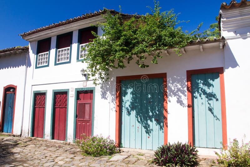 Building in Paraty, Rio de Janeiro stock images Building in Paraty, Rio de Janeiro stock images