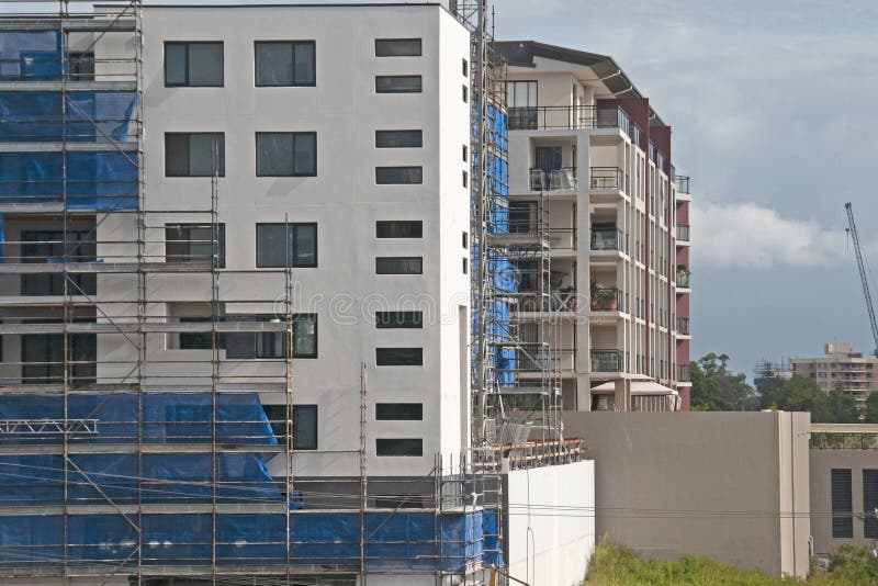 Building progress update 191. At 47 Beane St. Gosford. February 2019 royalty free stock photos Building progress update 191. At 47 Beane St. Gosford. February 2019 royalty free stock photos