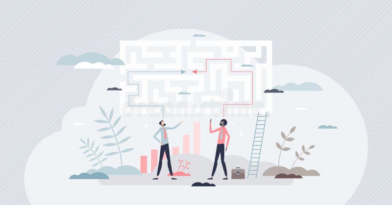 Building rapport or communication connection using dialog tiny person concept. Talking and speaking to make emotional bonding, trust and partnership vector illustration. People synergy development.