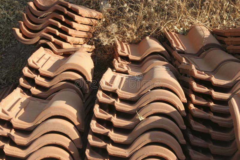 Building roof tiles stock image. Image of materials, roofing 6429081
