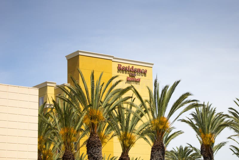 Residence Inn Hotel Sign And Building Editorial Stock Photo