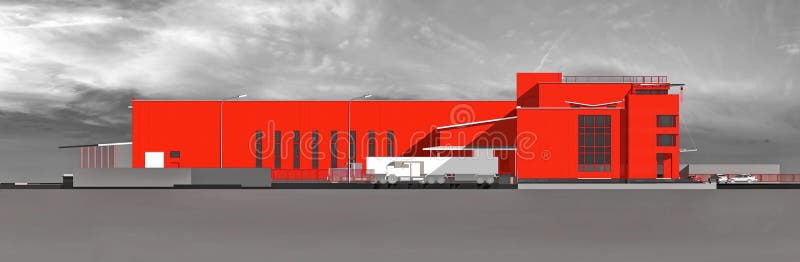 Building Simulation Shopping stock illustration