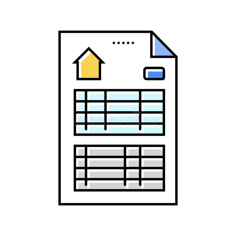 Building Specifications Architectural Drafter Color Icon Vector