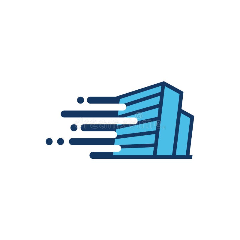 Building Speed Logo Icon Design. This design can be used as a logo, icon or as a complement to a design