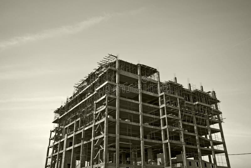 Building structure stock photo. Image of white, building - 7919476