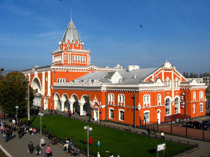 Building of train station in Chernigov