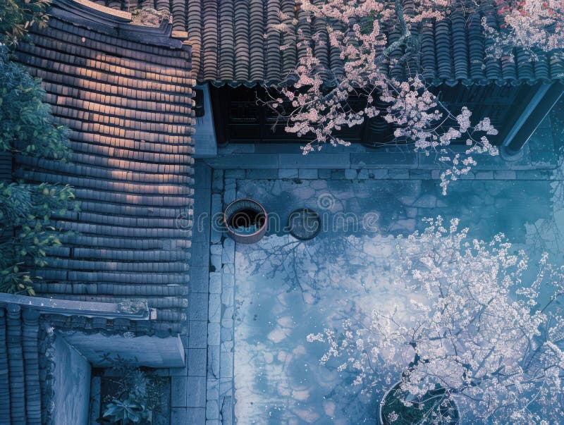 Building with Tree stock images