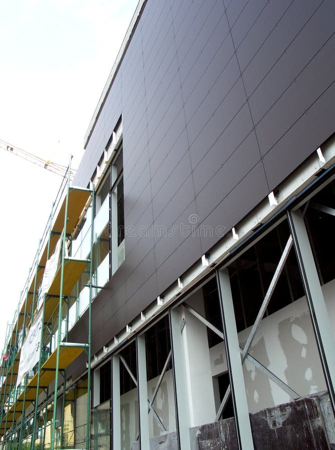 Building under construction stock photography