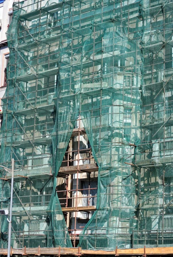 Building under construction stock photography