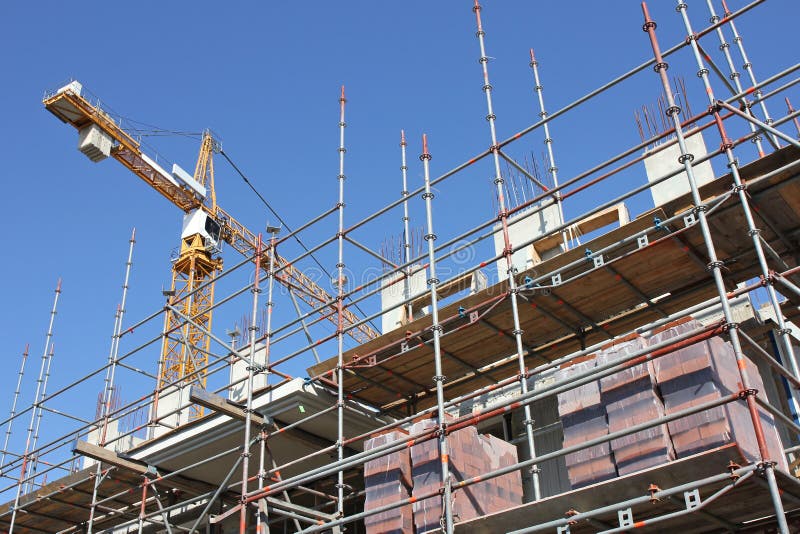 Building Under Construction Stock Image Image Of Build Building