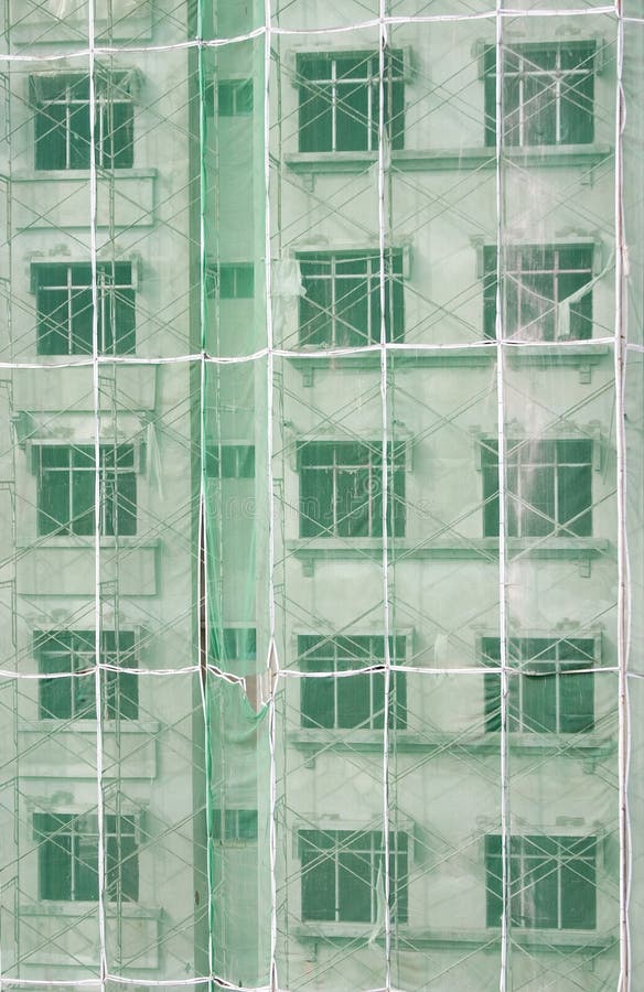 Building under construction (vertical) stock images