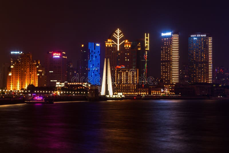 Buildings and architecture with urban skyscrapers in modern district of Shanghai , China royalty free stock photo Buildings and architecture with urban skyscrapers in modern district of Shanghai , China royalty free stock photo