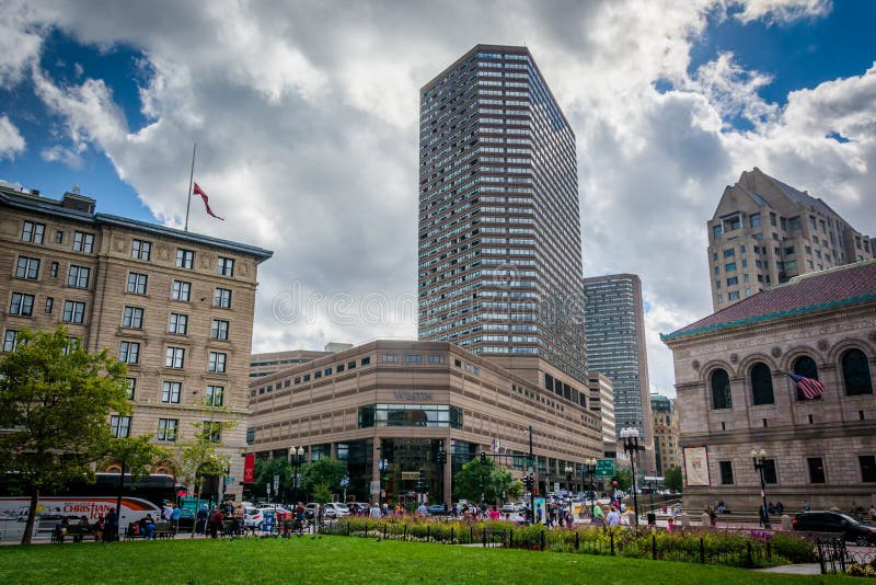 Buildings at Copley Square, in Back Bay, Boston, Massachusetts