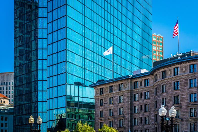 Buildings at Copley Square, in Boston, Massachusetts. stock photography Buildings at Copley Square, in Boston, Massachusetts. stock photography