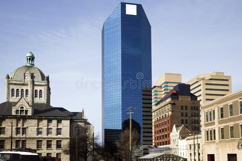 Buildings in Lexington - old and new.