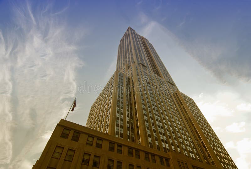 Buildings of New York City royalty free stock images