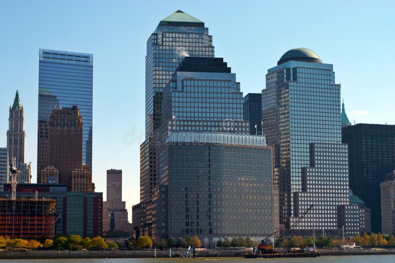 Buildings in NYC royalty free stock photos