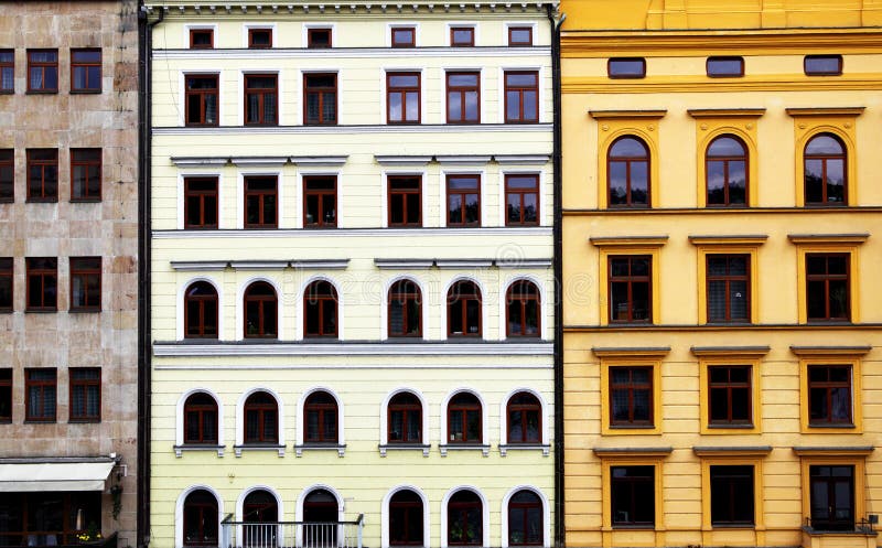 Edifici colorati immagine stock libera da diritti