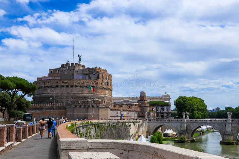 Built as a mausoleum for the emperor Hadrian, it was converted into a papal fortress in the 6th century. Nowadays, it houses the Museo Nazionale di Castel Sant`Angelo. Built as a mausoleum for the emperor Hadrian, it was converted into a papal fortress in the 6th century. Nowadays, it houses the Museo Nazionale di Castel Sant`Angelo.