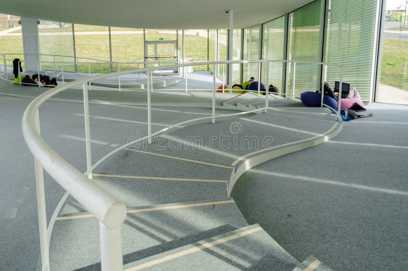 Ecole Polytechnique Federale de Lausanne EPFL stock image