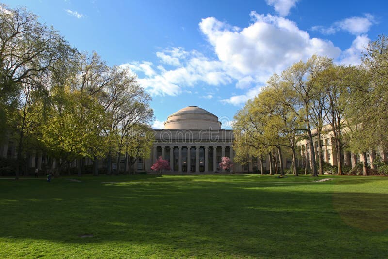 The Great Dome at MIT in Spring Stock Image Image of campus, school