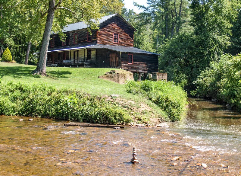 Historic Kapp`s Mill in Dobson, North Carolina Stock Image Image of
