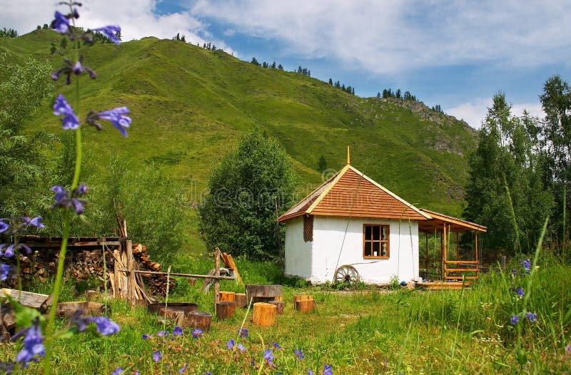 Mountain Country house, Altay. Mountain Country house, Altay