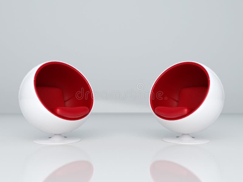 Stijlvolle wachtkamer royalty-vrije illustratie