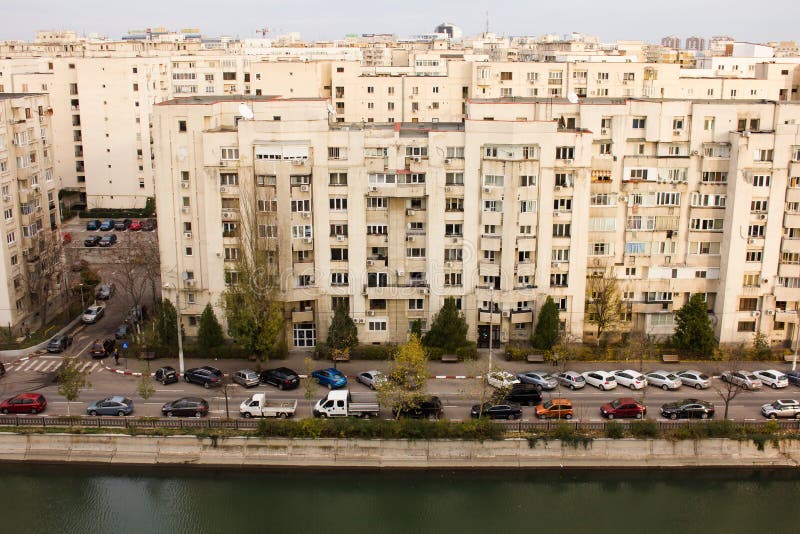 Bukarest-Ansicht von der Spitze stockfotografie Bukarest-Ansicht von der Spitze stockfotografie