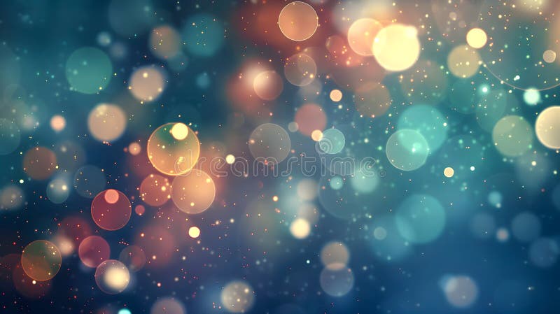Bokeh Style Holiday Background, Created by Artificial Intelligence AI generated. Bokeh Style Holiday Background, Created by Artificial Intelligence AI generated