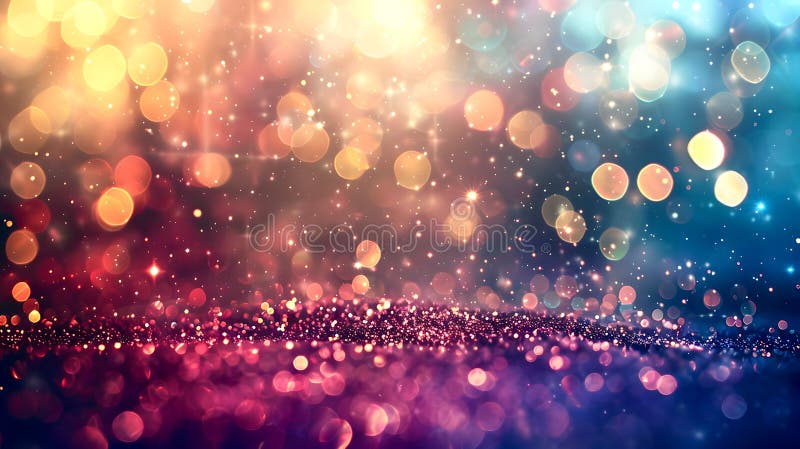 Bokeh Style Holiday Background, Created by Artificial Intelligence AI generated. Bokeh Style Holiday Background, Created by Artificial Intelligence AI generated