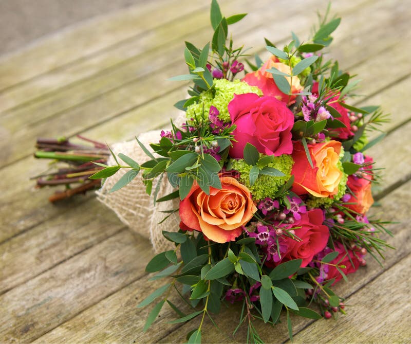 Bukett av blommor royaltyfri foto