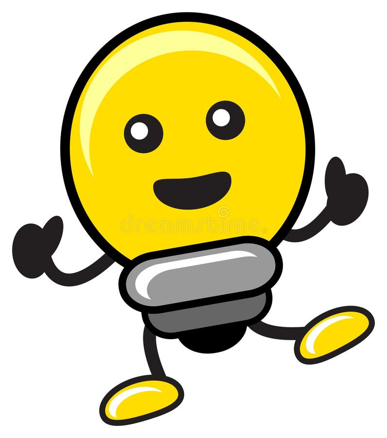 Bulb lamp stock illustration