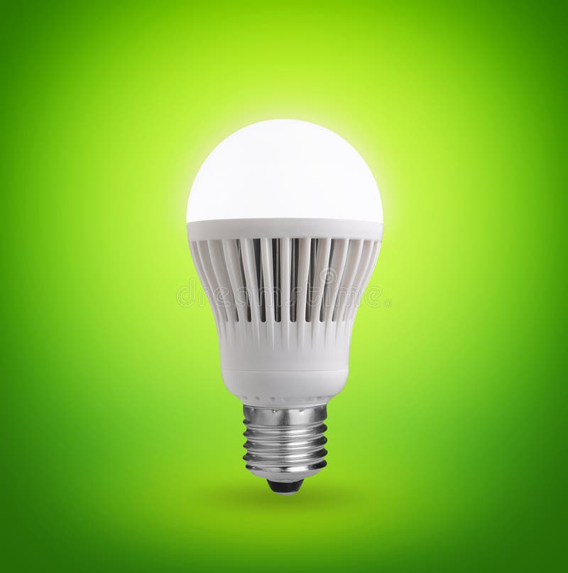 Bulbo do diodo emissor de luz fotografia de stock royalty free Bulbo do diodo emissor de luz fotografia de stock royalty free