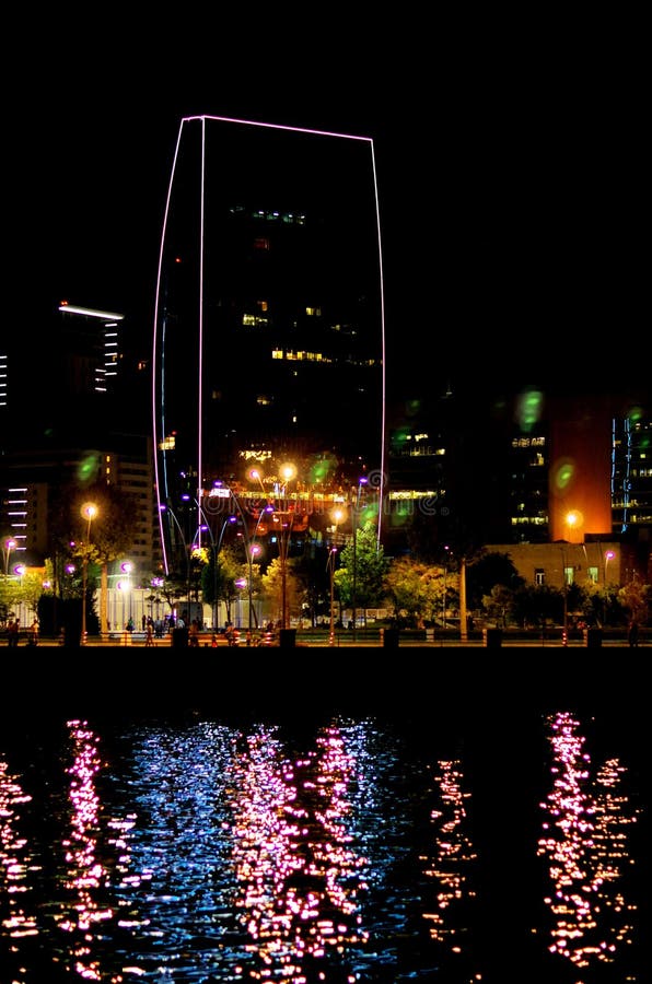 Bulevar na noite fotos de stock