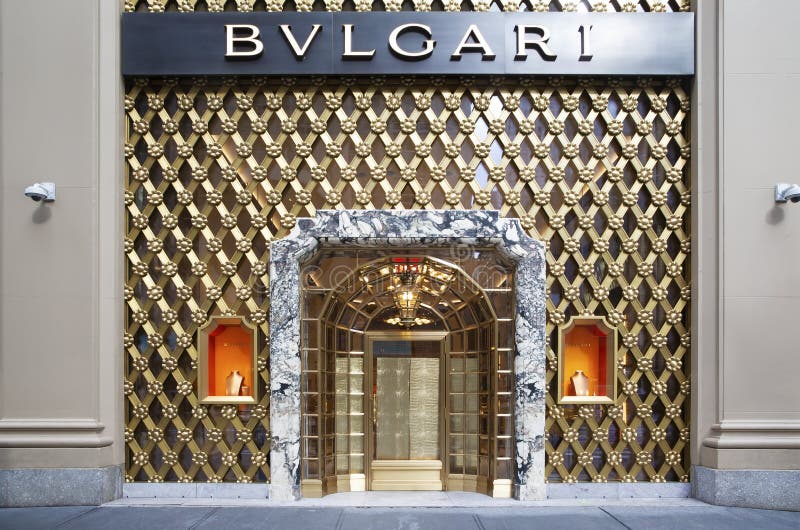 Bulgari Store In Central Manhattan 