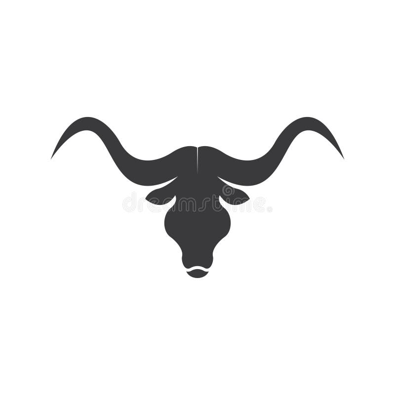 Bull Horn Logo Vector Template Stock Illustration Illustration of