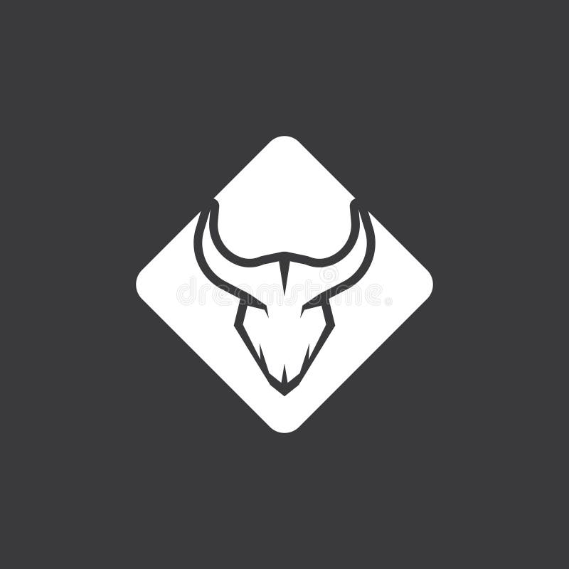 Bull Horn Logo Vector Template Stock Illustration Illustration of