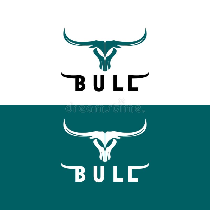 Bull Logo and Symbols Vector Template Icons App Stock Vector