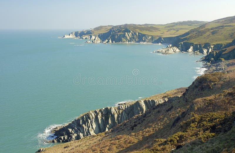 Bull Point & Rockham Bay stock image