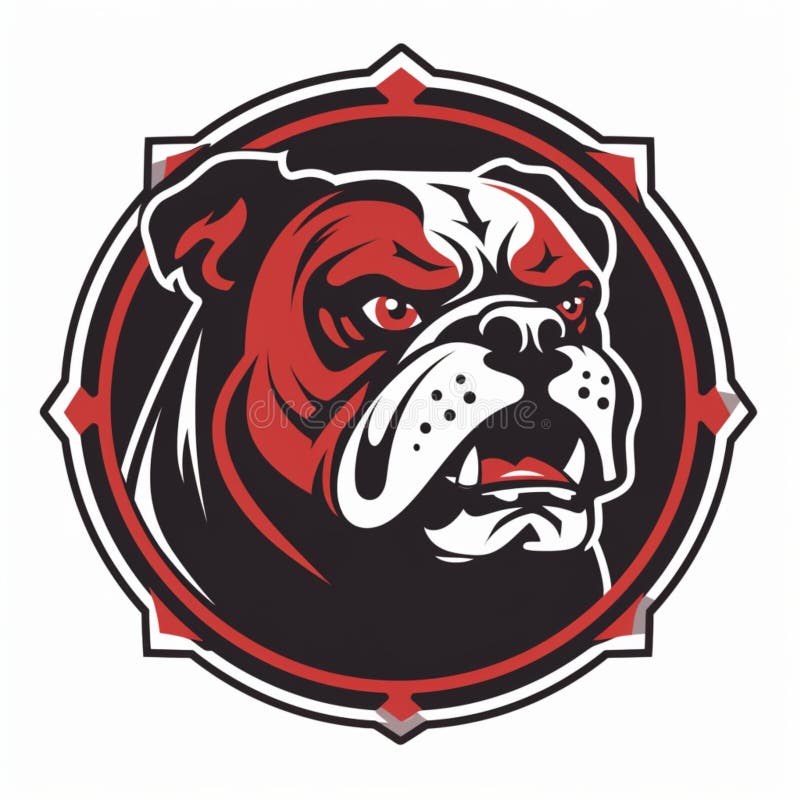 Bulldog illustration logo