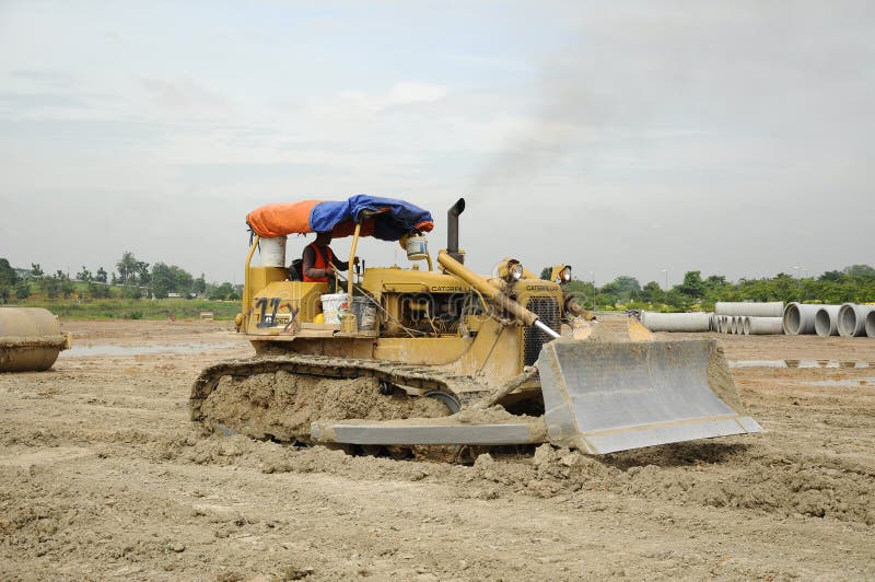 Bulldozer stock image Bulldozer stock image