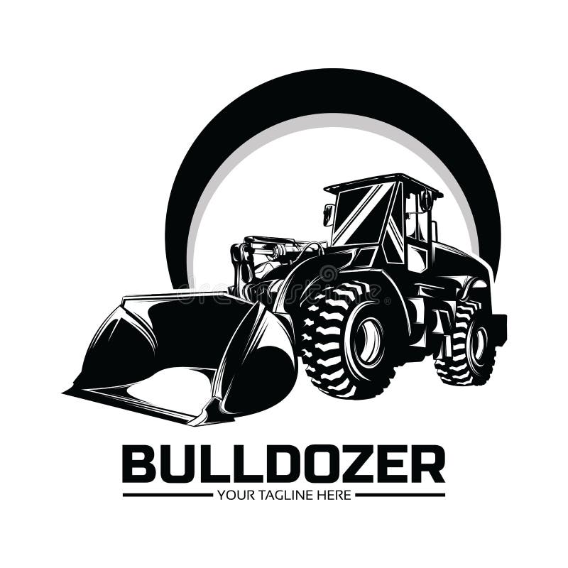 Download Bulldozer Excavator Logo Design Illustration Stock Vector - Illustration of object, heavy: 175275703