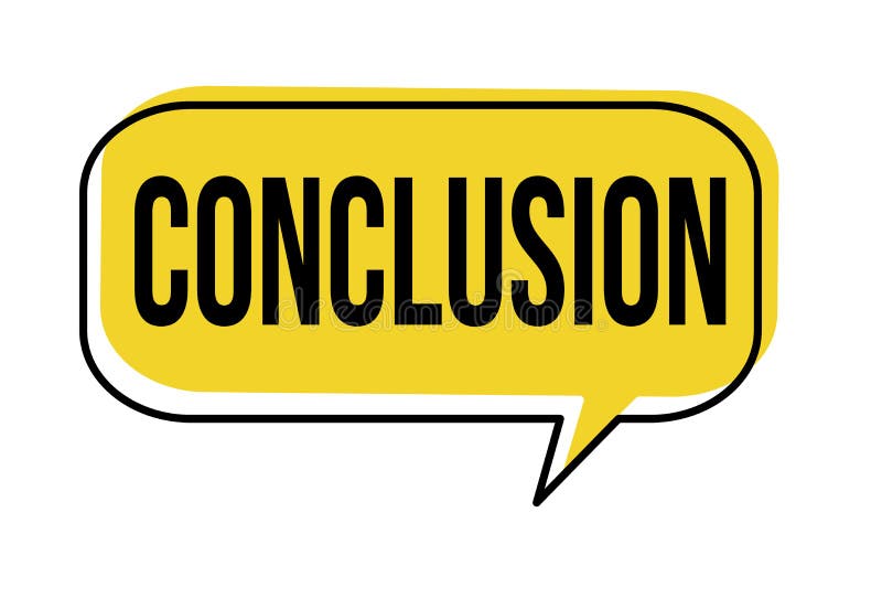 Bulle De La Parole De Conclusion Illustration De Vecteur Illustration Du Conclusion Isolement Bulle De La Parole De Conclusion Illustration De Vecteur Illustration Du Conclusion Isolement
