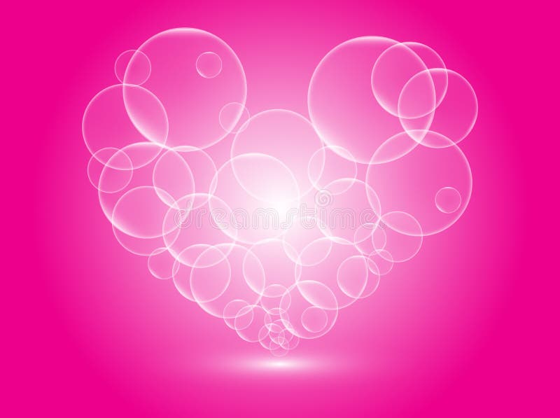 Bulles de coeur illustration libre de droits Bulles de coeur illustration libre de droits