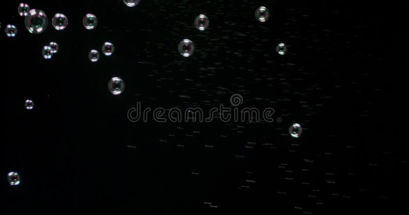 Bulles de soupe sur le fond noir image libre de droits Bulles de soupe sur le fond noir image libre de droits