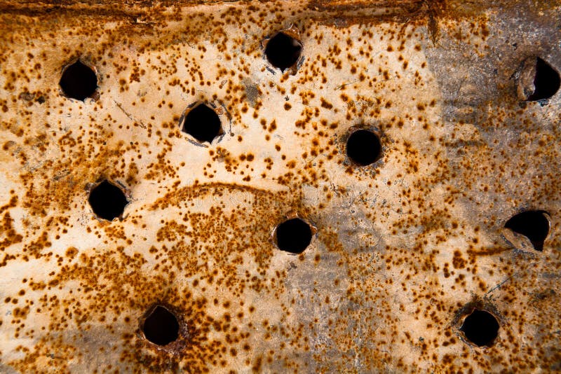 Rusting Bullet Holes Background Stock Image Image of rusted, ammo 243355