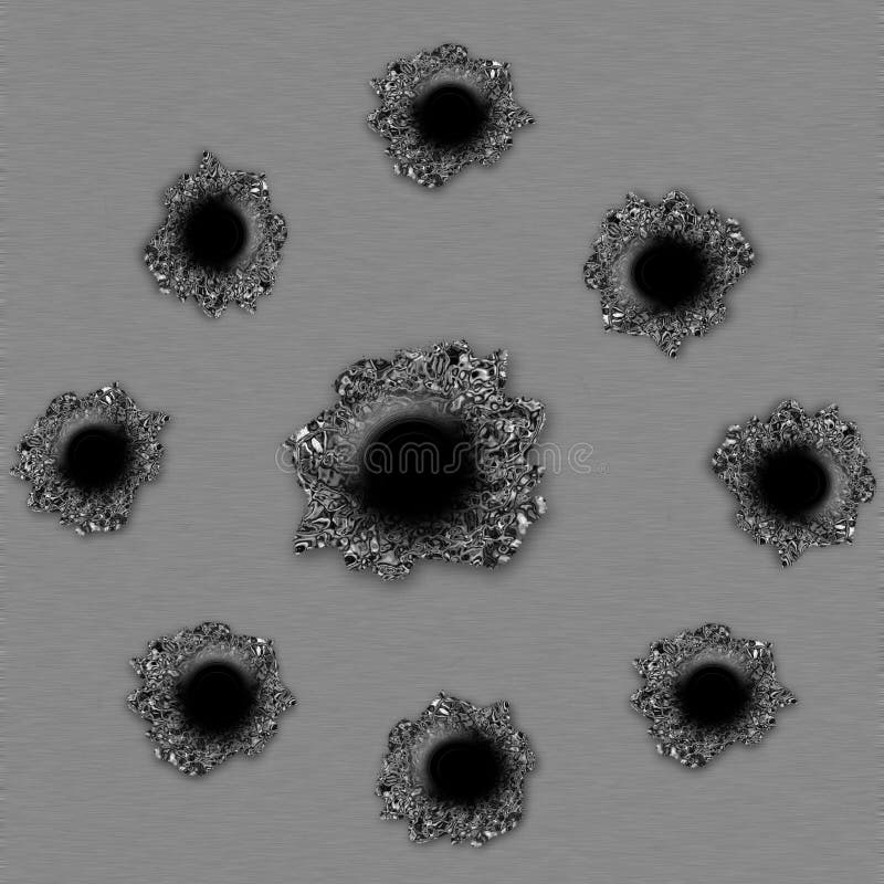 Bullets vector illustration