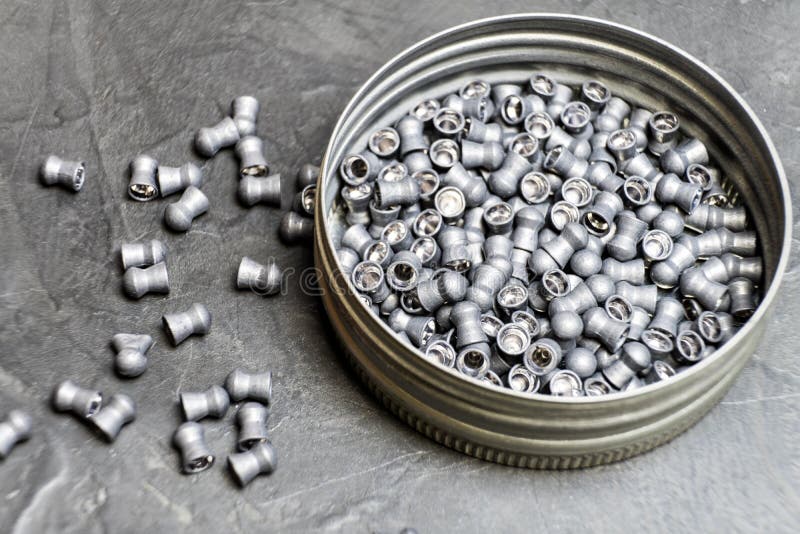 Bullets for Air Guns. Photo Bullets Closeup Stock Image Image of
